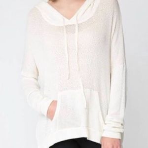 Brandy Melville Cream Hoodie